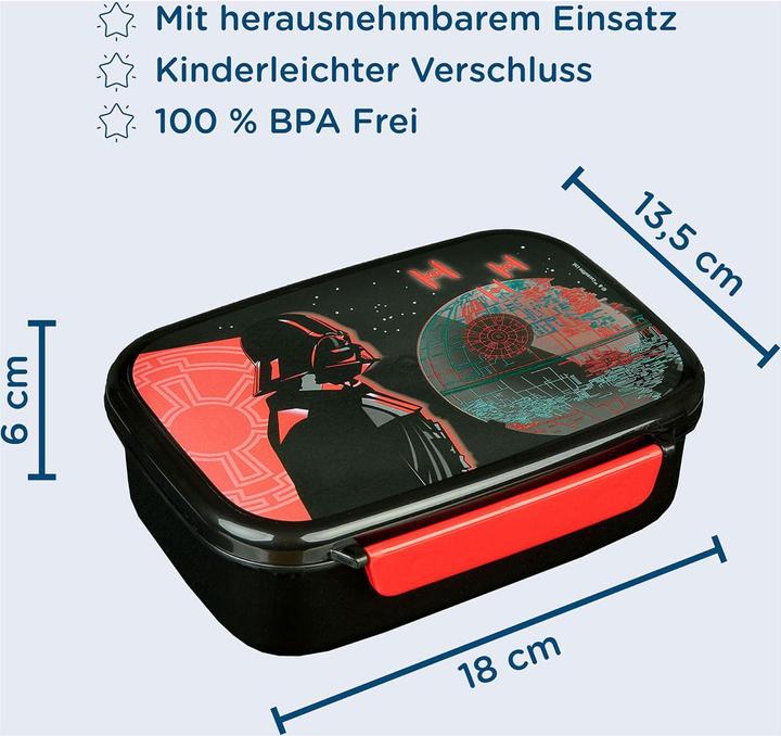 Immagine prodotto Scooli Scatola per il pranzo Star Wars rosso/nero