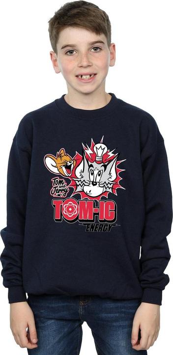Actual product image Tom & Jerry Boys Tomic Energy Sweatshirt (140, 146)