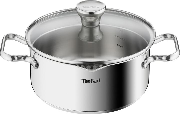 Actual product image Tefal Duetto saucepan (20 cm, Pot, Stainless steel)