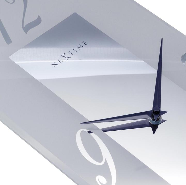 Immagine prodotto Nextime Orologio da parete Dali trasparente/bianco