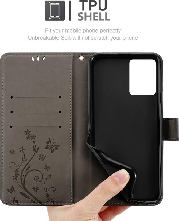 Image du produit Cadorabo Housse Flower Book pour Realme 9 5G / 9 PRO / V25 / Q5 / OnePlus Nord CE 2 LITE 5G (Vivo V25, Realme 9 Pro+, OnePlus Nord CE 2 Lite 5G)
