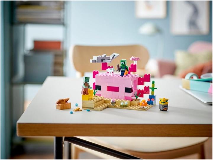 Actual product image LEGO The Axolotl House (21247, LEGO Minecraft)