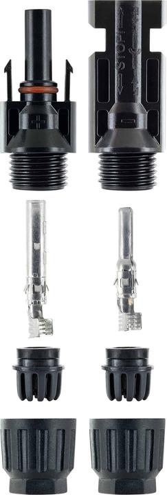 Actual product image Schwaiger Plug/coupling set of 2 (Solar connector)