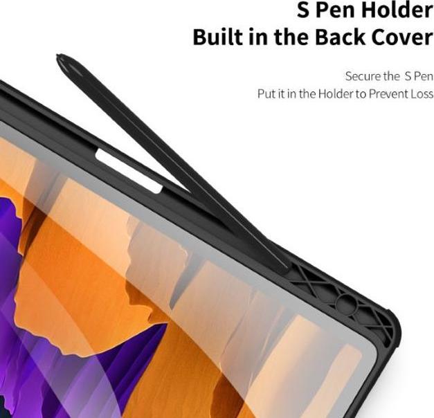 Image du produit Dux Ducis Etui de couverture de livre en cuir de la série Toby (Galaxy Tab S8, Galaxy Tab S7)