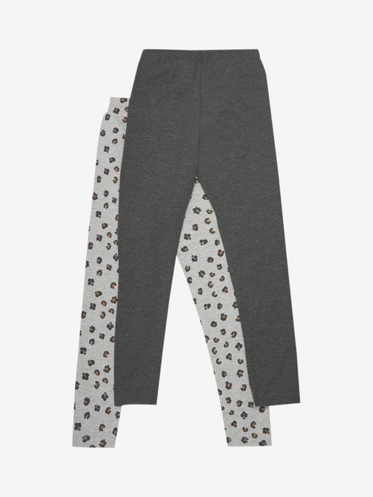 Produktbild Minymo Leggings 2er Set Greymelange Gr. 110 (110)