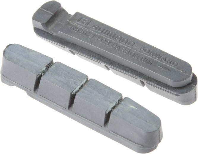 Actual product image Shimano R55C3 for carbon rims (Shimano, Rubber)