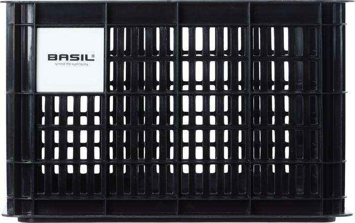 Actual product image Basil Bike box M, 29.5L, recycled plastic, black (29.50 l)