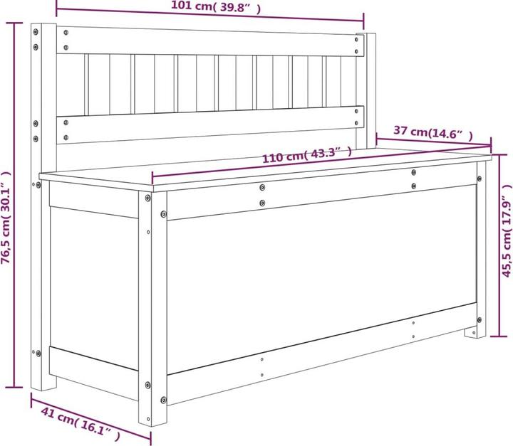 Actual product image VidaXL Erminie (110 cm)