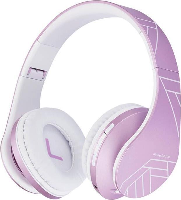 Actual product image PowerLocus Wireless headphones for kids P2 (pink-white)