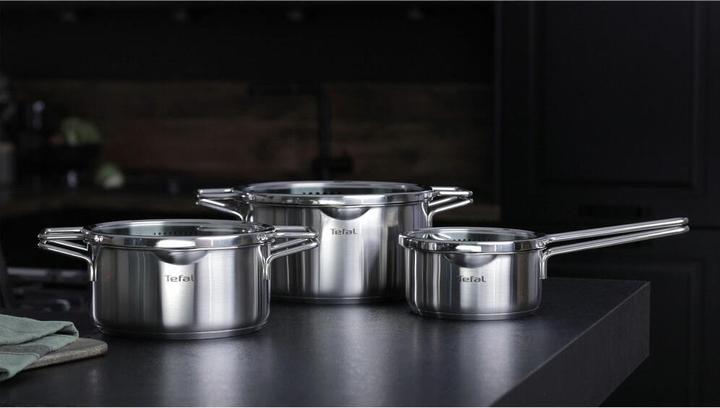 Image du produit Tefal Faitout Nordica avec couvercle 24 cm (24 cm, Casserole, Acier inoxydable)