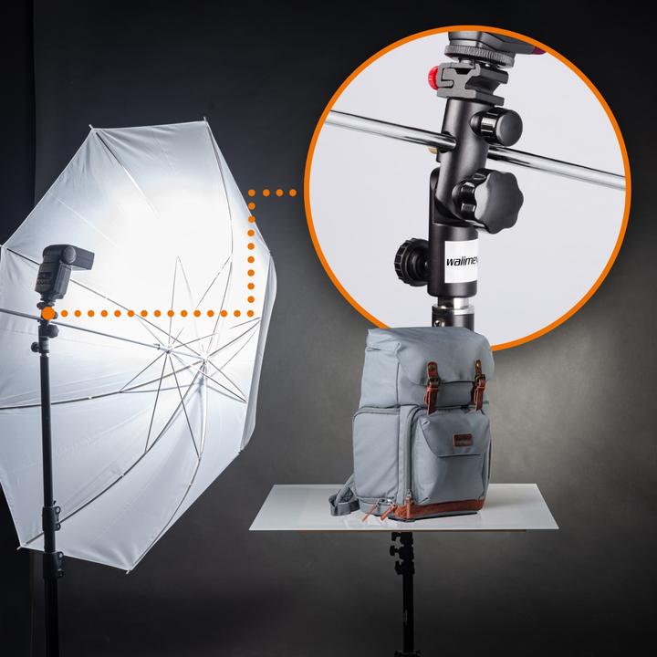 Produktbild Walimex Metall Blitz- & Schirmhalter