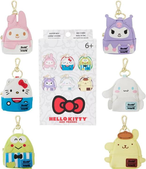 Image du produit Loungefly Hello Kitty mini backpack keychain mystery box