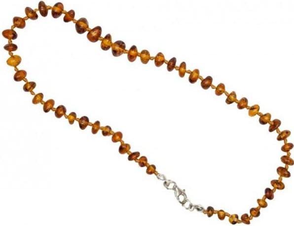Immagine prodotto Mainardi Collana d'ambra naturale di 32 cm con chiusura in argento