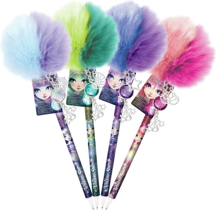 Actual product image Nebulous Stars Scented pom pom pen (Multicoloured, 1 x)