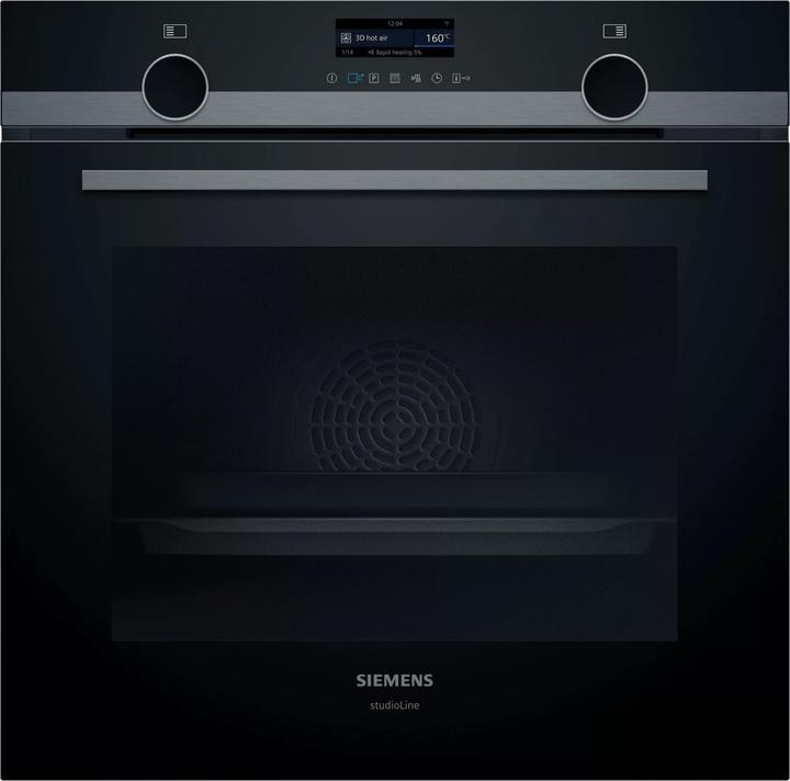 Actual product image Siemens HB479G5B6 iQ500 Built-in oven 60 cm Black, stainless steel