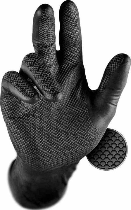 Actual product image Grippaz Nitrilov 246 Juodas 50 BL (L)