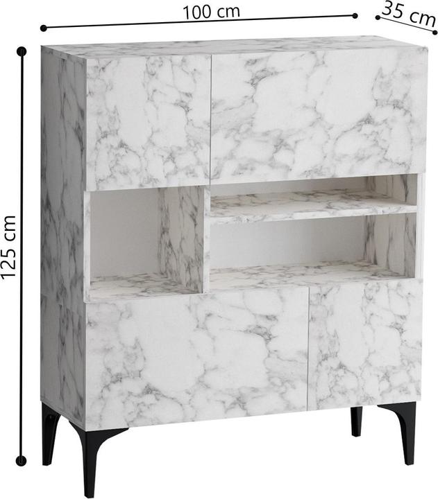 Actual product image Hanah Home Krista (100 x 35 x 125 cm)