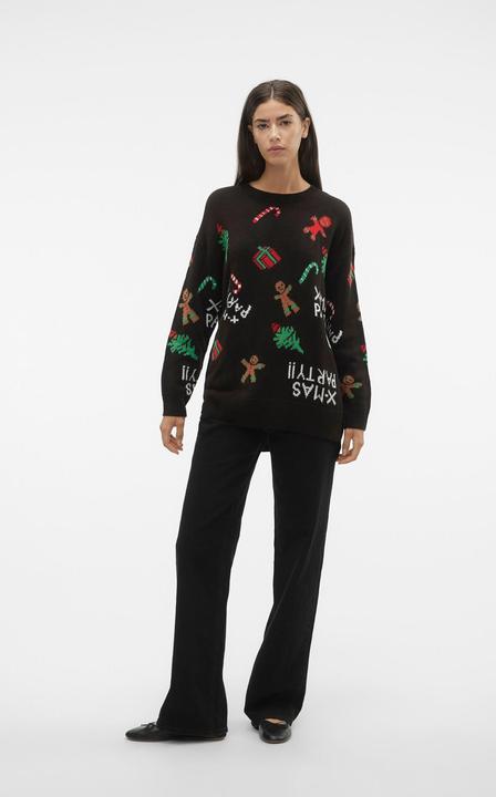 Produktbild Vero Moda VMXMASPARTY LS H/L O-NECK PULL. XMAS EXC Strickpullover (S)