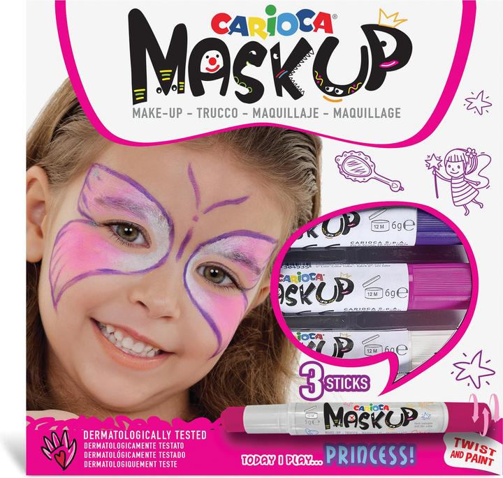 Carioca Mack-Up Princess Box 3 Stück, Pink