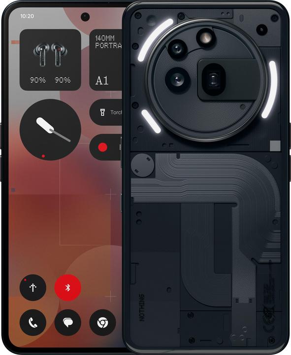 Nothing Phone (3a) Pro (256 Go, Noir, 6.77", SIM + eSIM, 50 Mpx, 5G)