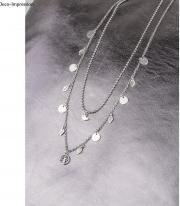 Actual product image Rayher Metal mini pendant leaf, silver, 6 pieces (Metal)