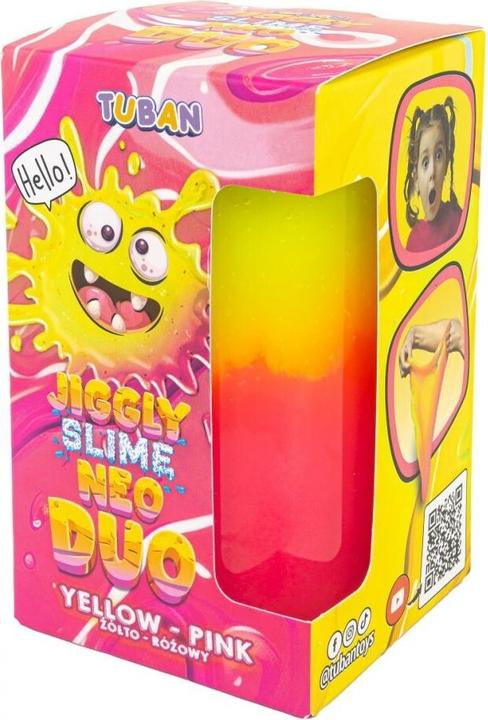 Productafbeelding Tuban Jiggly Slime Neo Duo gelb-rosa 430g