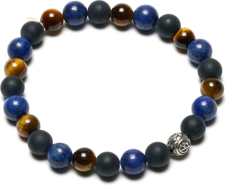 Produktbild Balibay Keyro (20.50 cm, 925 Sterling Silber, Onyx, Tigerauge, Edelstein, Lapislazuli)