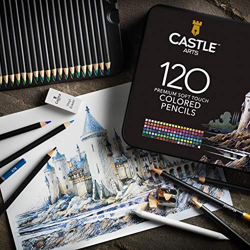Produktbild Castle Arts Set mit 120 Buntstiften (Multicolor, 120 x)
