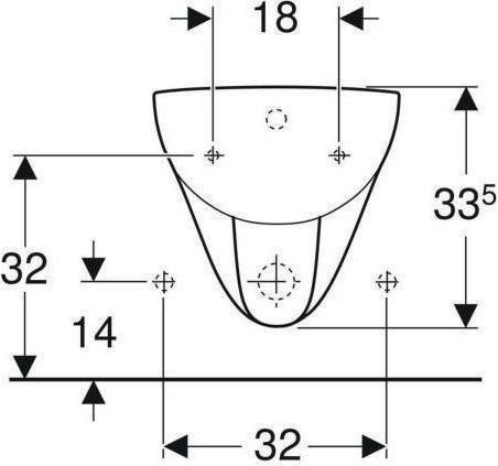 Productafbeelding Geberit Keramag / wand-bidet Renova wit 233040000