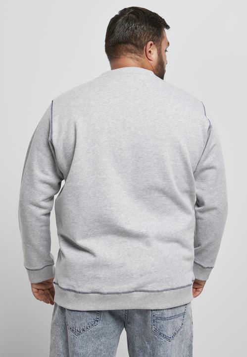 Actual product image Urban Classics Organic Contrast Flatlock Stitched Crew (XL)