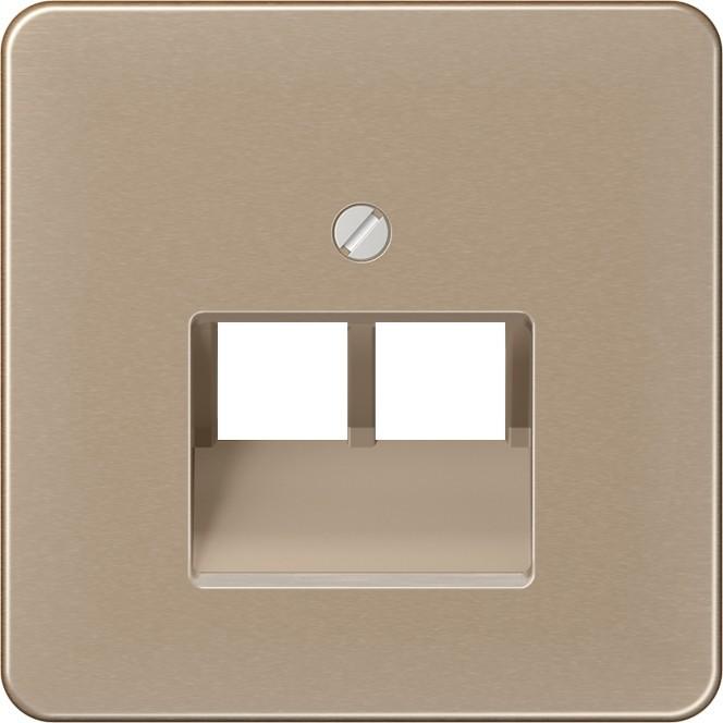 Image du produit JUNG Plaque centrale UAE/IAE 2f CD go/brz glz CD569-2UAGB
