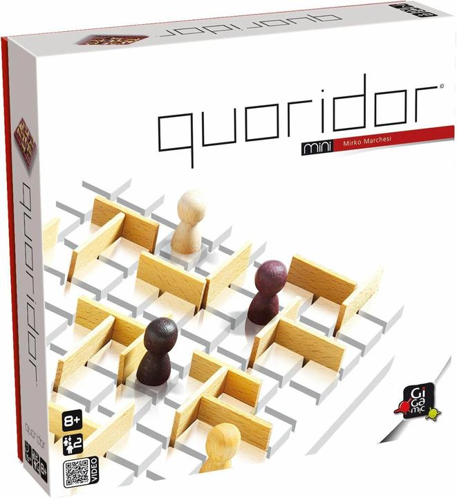 Gigamic Quoridor Mini (Tedesco, Francese, Italiano, Inglese)