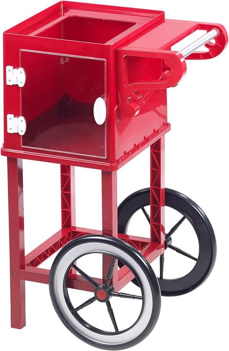 Produktbild Rosenstein & Söhne Rollwagen im Retro-Design für Popcorn-Maschine "Cinema" & "Movie", rot