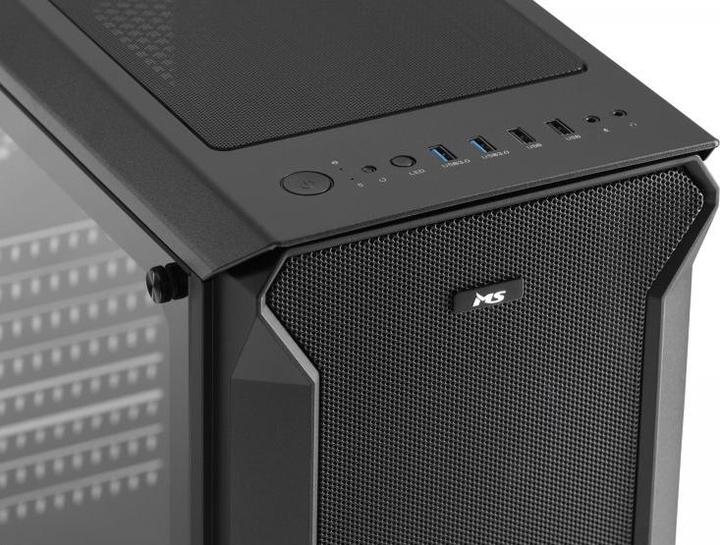 Produktbild M & M's PC Gaming Case Armor V710 Black (ATX)