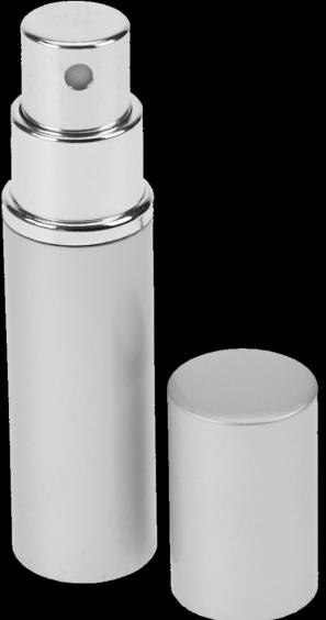 Actual product image Pocket sprayer, aluminium, silver-coloured, for 5 ml, height 8 cm (5 ml)