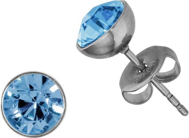 Actual product image Bijouteria Earrings (Stainless steel, Crystal)