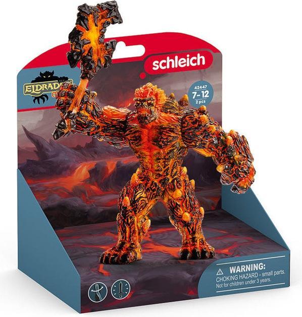 Immagine prodotto Schleich Creature di Eldrador - Golem di lava con arma (42447)