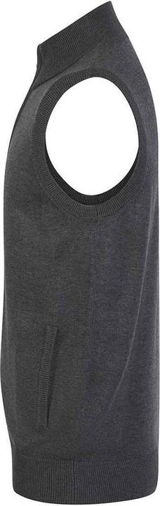 Actual product image Henbury Mens Plain Full Zip Sleeveless Gilet (3XL)