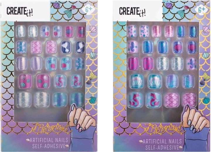 Image du produit Create It! Mermaid -Ongles artificiels, autocollants