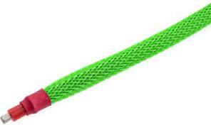 Produktbild G-Force Kabel-SchutzhÃ¼lse - Geflochten - 6mm - Neon GrÃ¼n - 1m (100 cm)