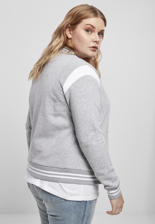 Produktbild Urban Classics Ladies Organic Inset College Sweat Jacket (L)