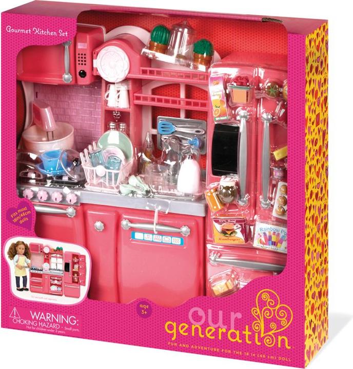 Actual product image Our Generation Gourmet kitchen set