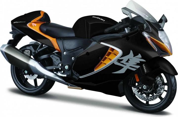 Actual product image Maisto Suzuki Hayabusa 2022 model with stand