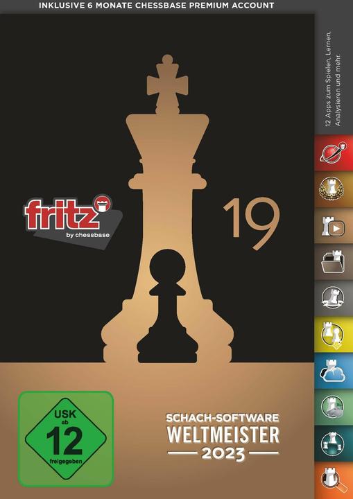 Produktbild Fritz 19 - Schach-Software-Weltmeister 2023 (PC, DE)