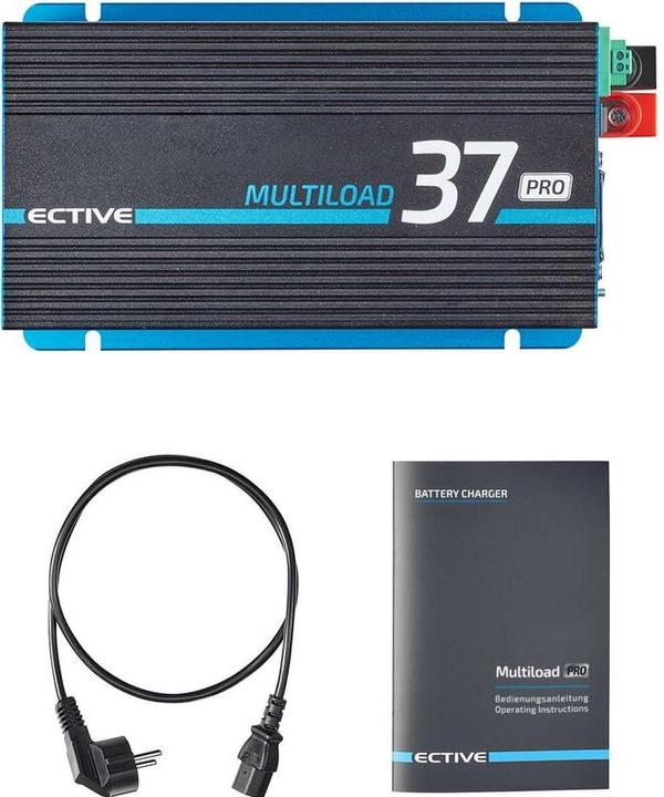 Immagine prodotto Ective Caricabatterie Multiload PRO 12V 37A e 24V 18A per batterie gel AGM LiFePO4 (12V, 18.75 A)