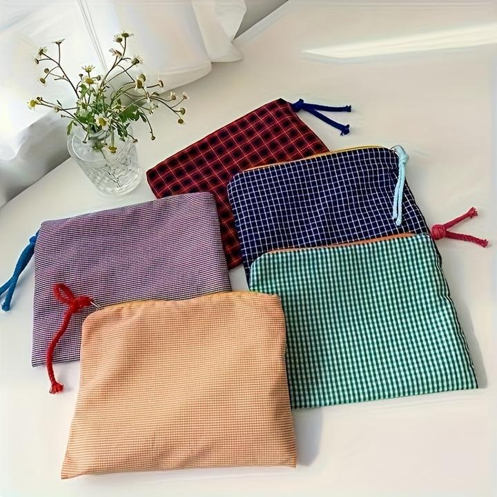 Image du produit Only-Bags.Store Trousse de maquillage rétro aux couleurs vives, porte-monnaie multifonctionnel de grande capacité
