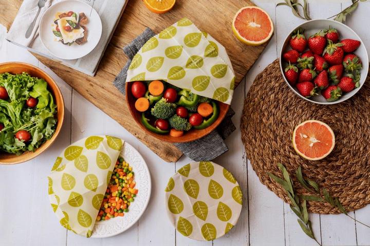 Produktbild Nuts Pflanzenwachstuch vegan, 3er Set,30x30,25x25,20x20 cm (3 x)