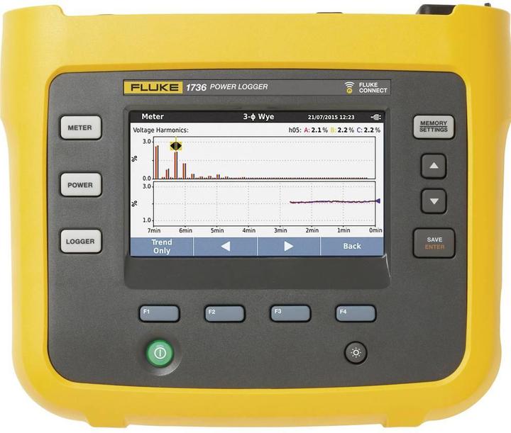 Produktbild Fluke 1736/B Power Logger, Netz-Analysegerät (CAT III 1000V, CAT IV 600V)