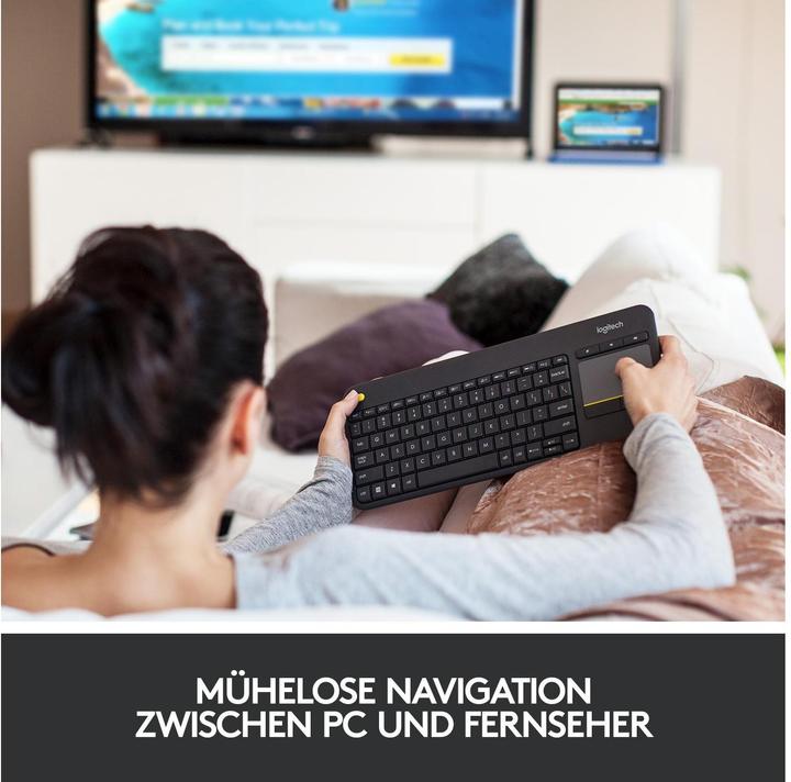 Produktbild Logitech K400 Plus (Eng. Int., Kabellos)