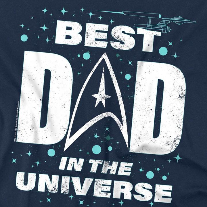 Image du produit - T-shirt BEST DAD IN THE UNIVERSE - Homme (XL)